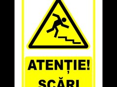 Semn atentie scari